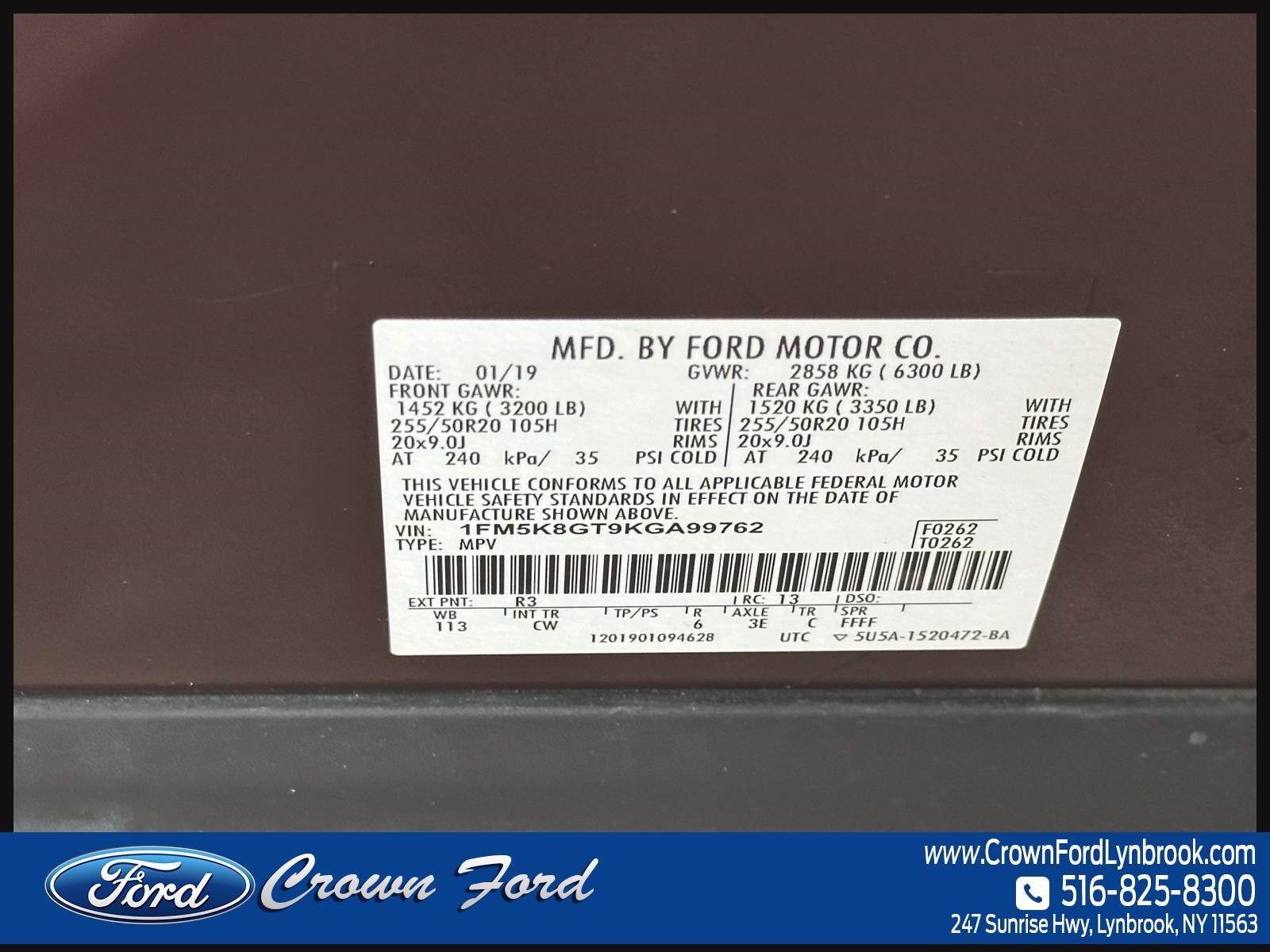 2019 Ford Explorer Sport 4WD