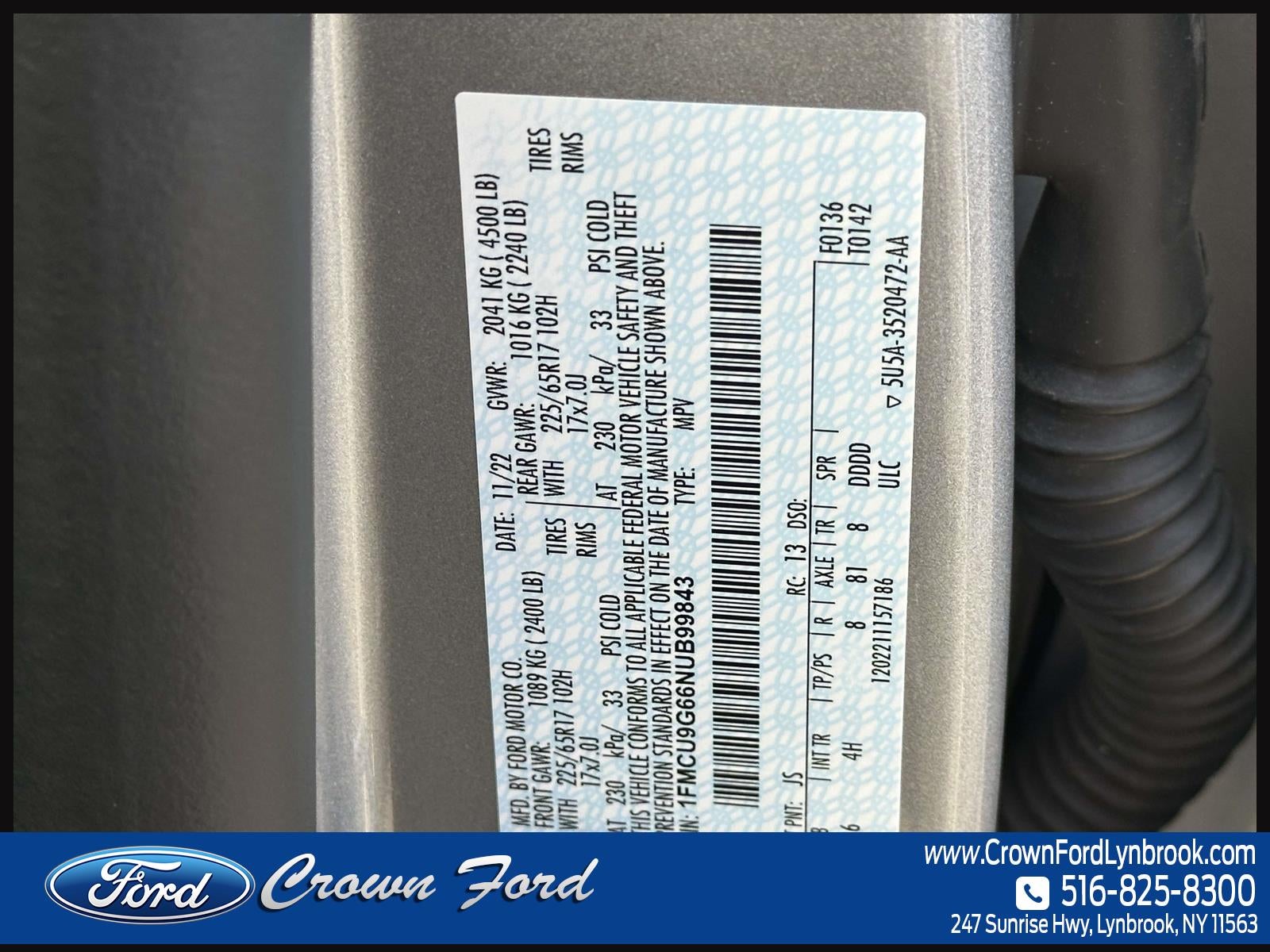 2022 Ford Escape SE AWD
