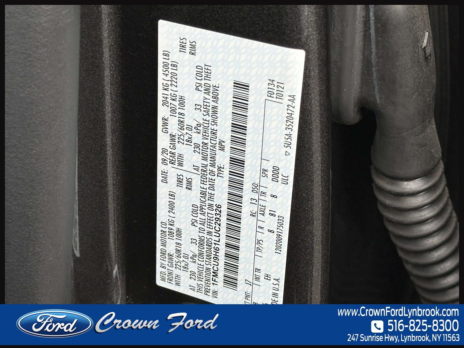 2020 Ford Escape SEL AWD