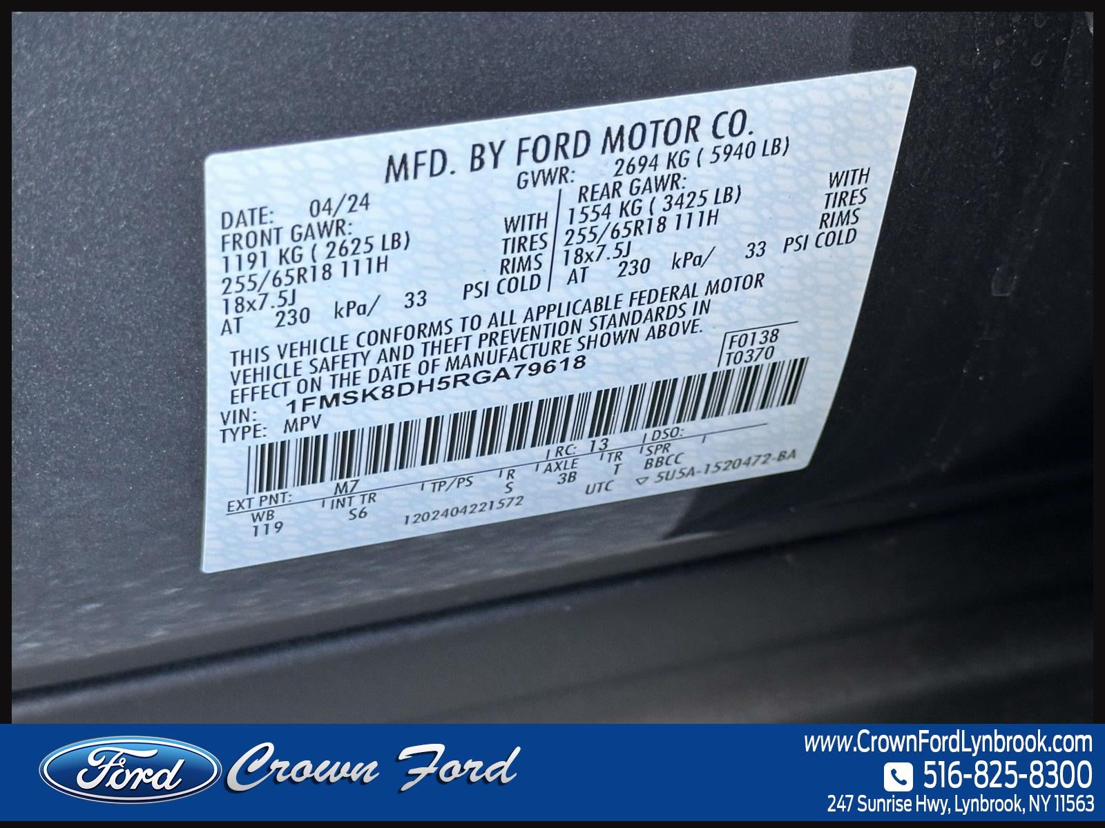 2024 Ford Explorer XLT 4WD