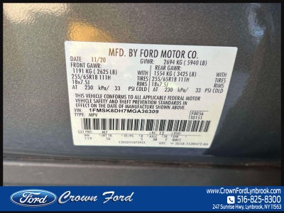 2021 Ford Explorer XLT 4WD