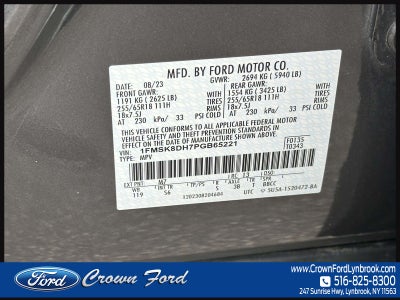 2023 Ford Explorer XLT 4WD