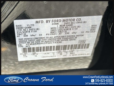 2023 Ford Explorer XLT 4WD