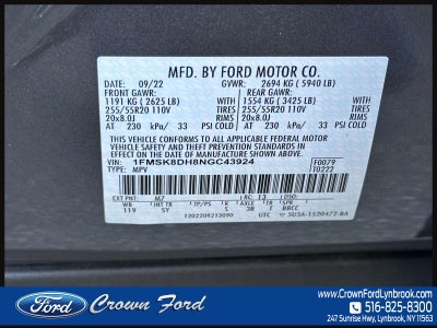 2022 Ford Explorer XLT 4WD