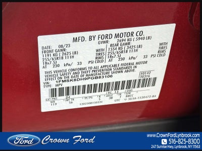 2023 Ford Explorer XLT 4WD