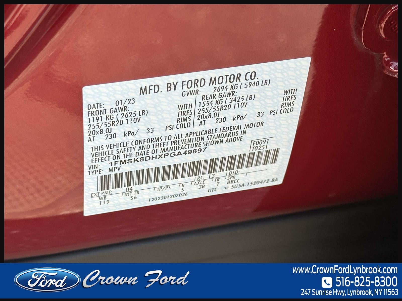 2023 Ford Explorer XLT 4WD