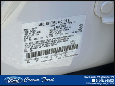 2022 Ford Explorer Limited 4WD