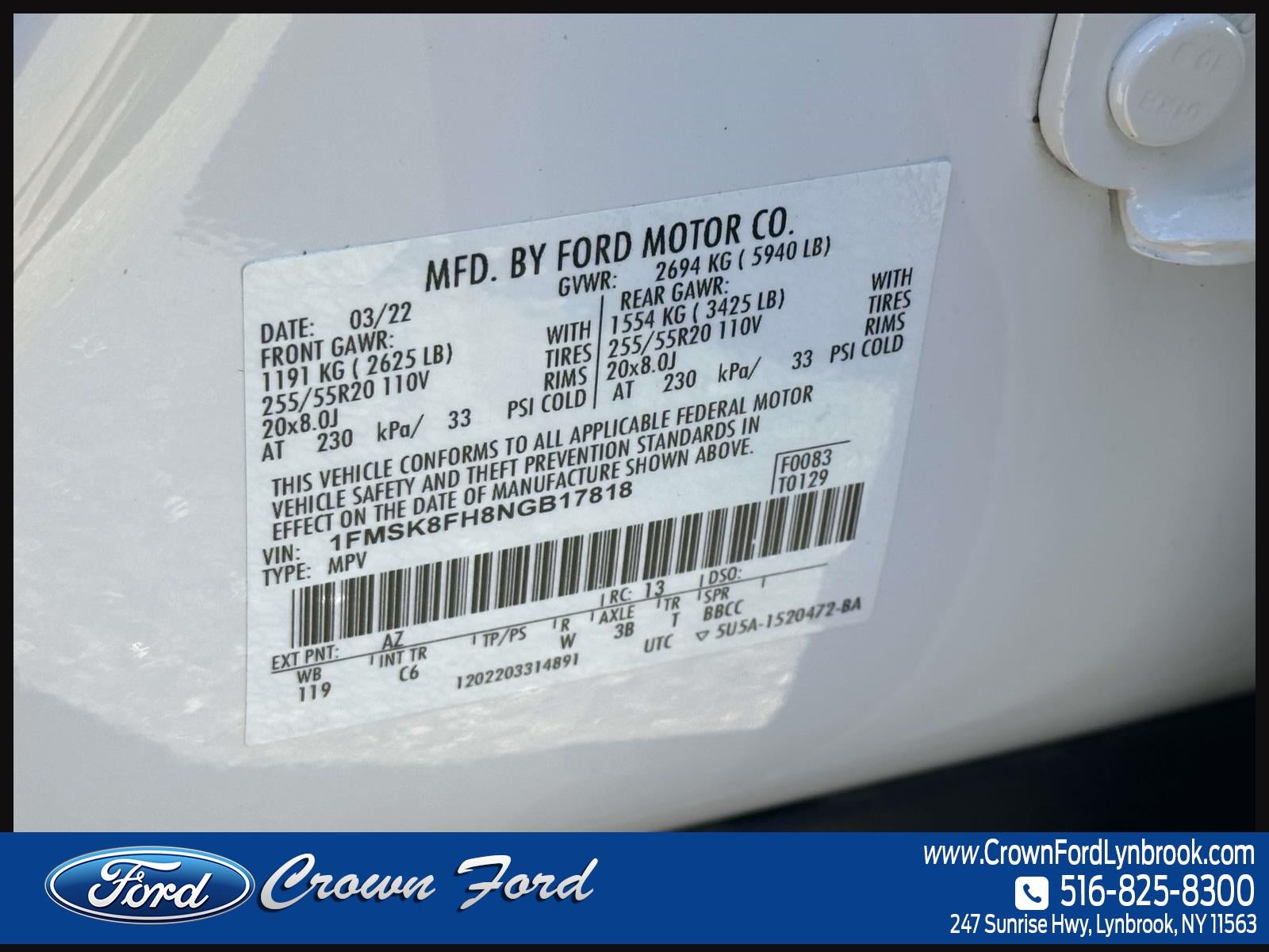 2022 Ford Explorer Limited 4WD