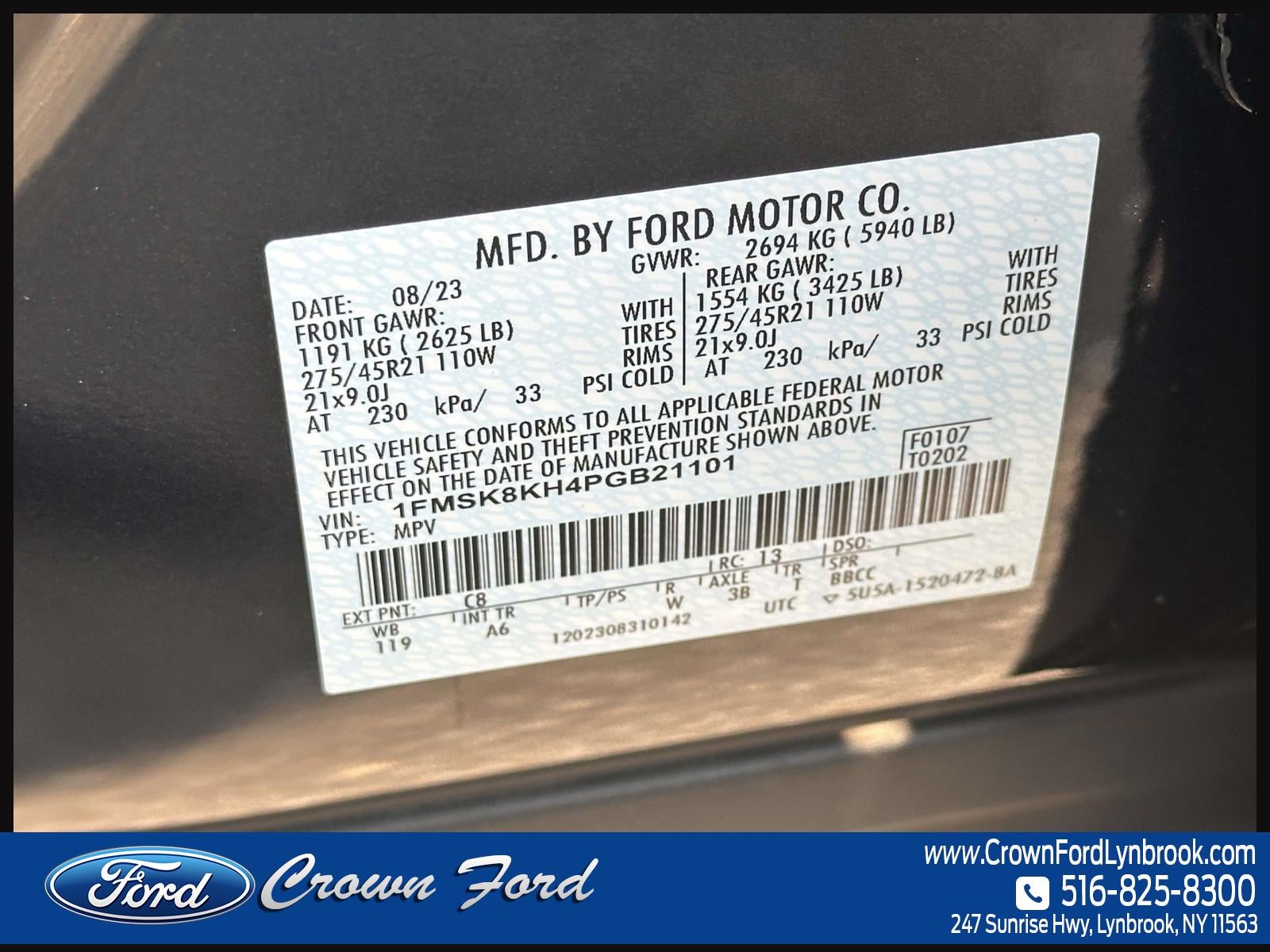 2023 Ford Explorer ST-Line 4WD