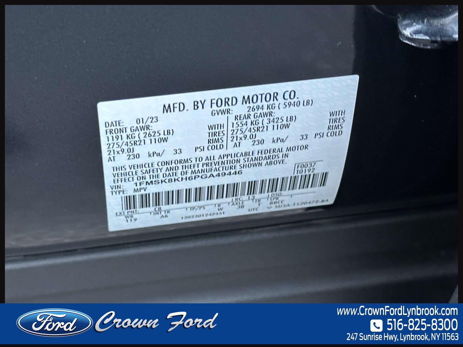 2023 Ford Explorer ST-Line 4WD