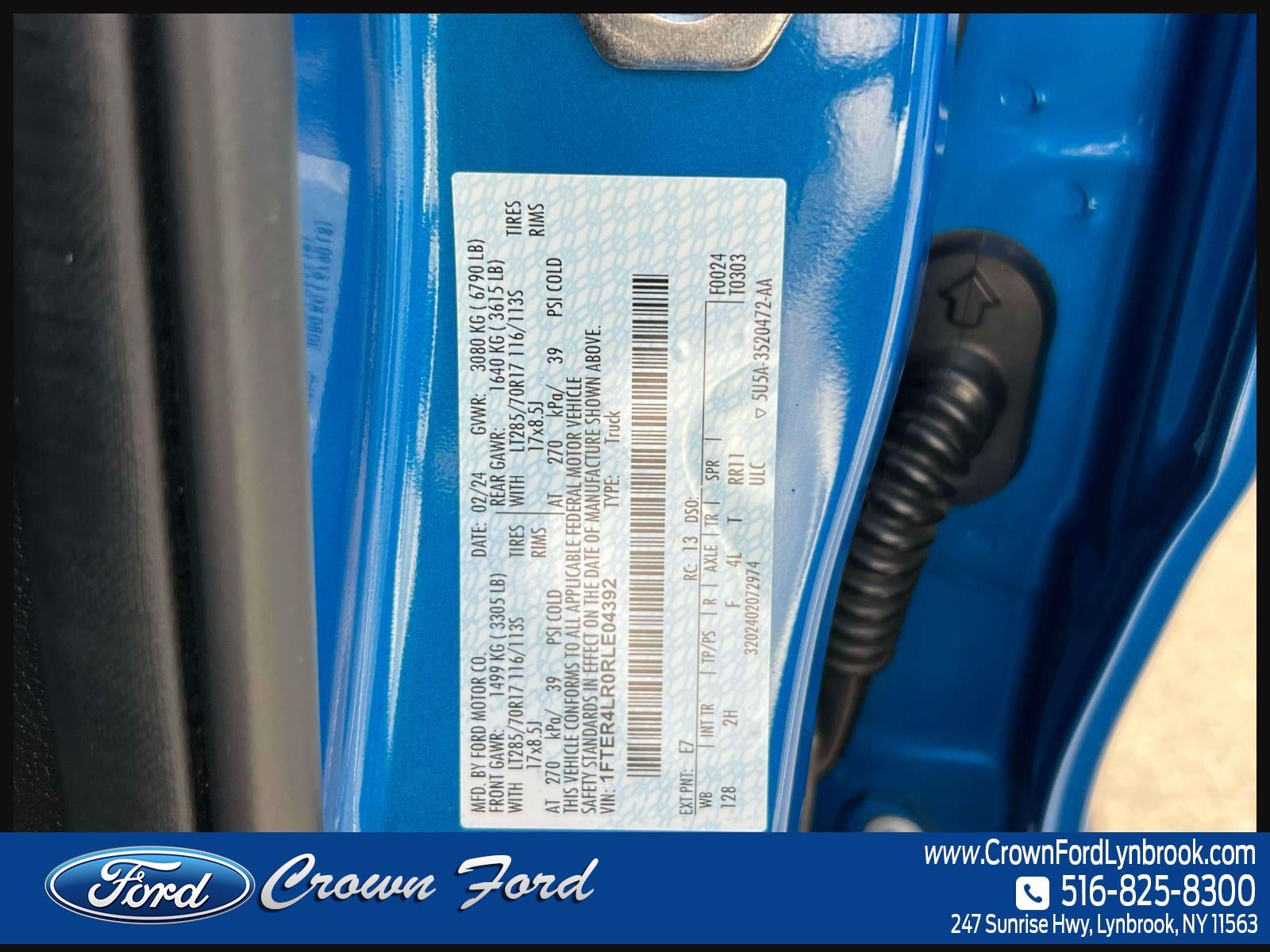 2024 Ford Ranger Raptor 4WD SuperCrew 5' Box