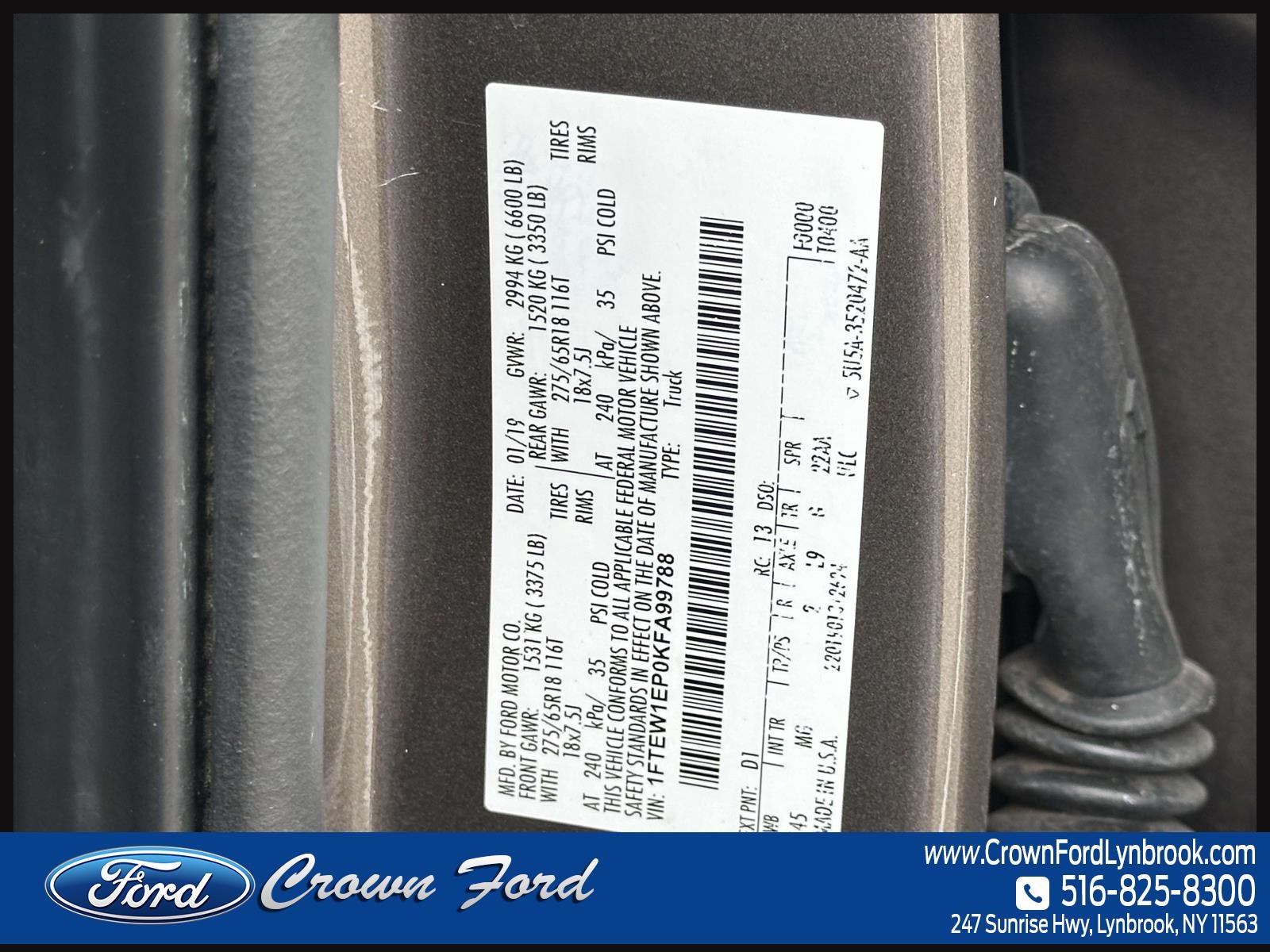 2019 Ford F-150 XLT 4WD SuperCrew 5.5' Box