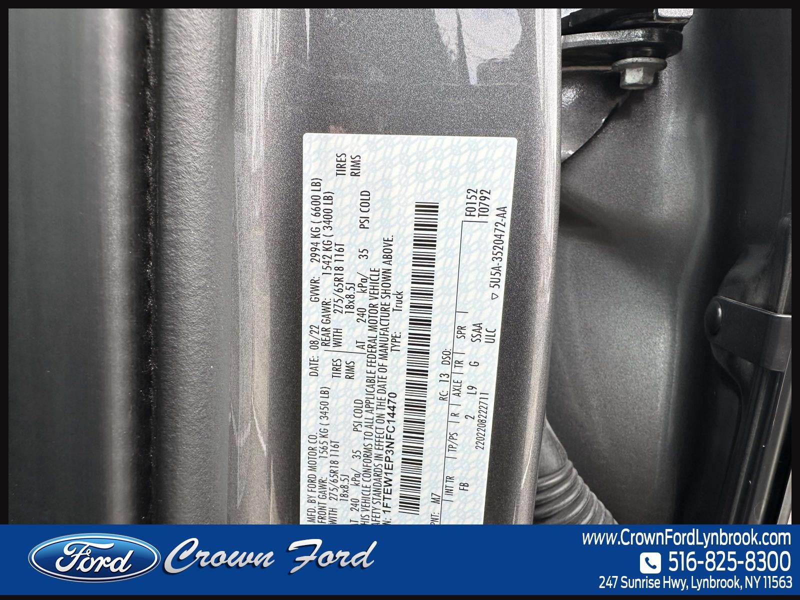 2022 Ford F-150 XLT 4WD SuperCrew 5.5' Box