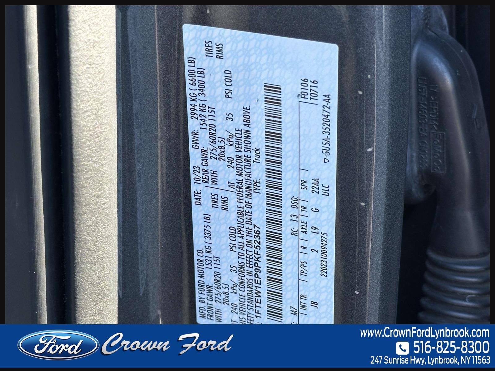 2023 Ford F-150 XLT 4WD SuperCrew 5.5' Box