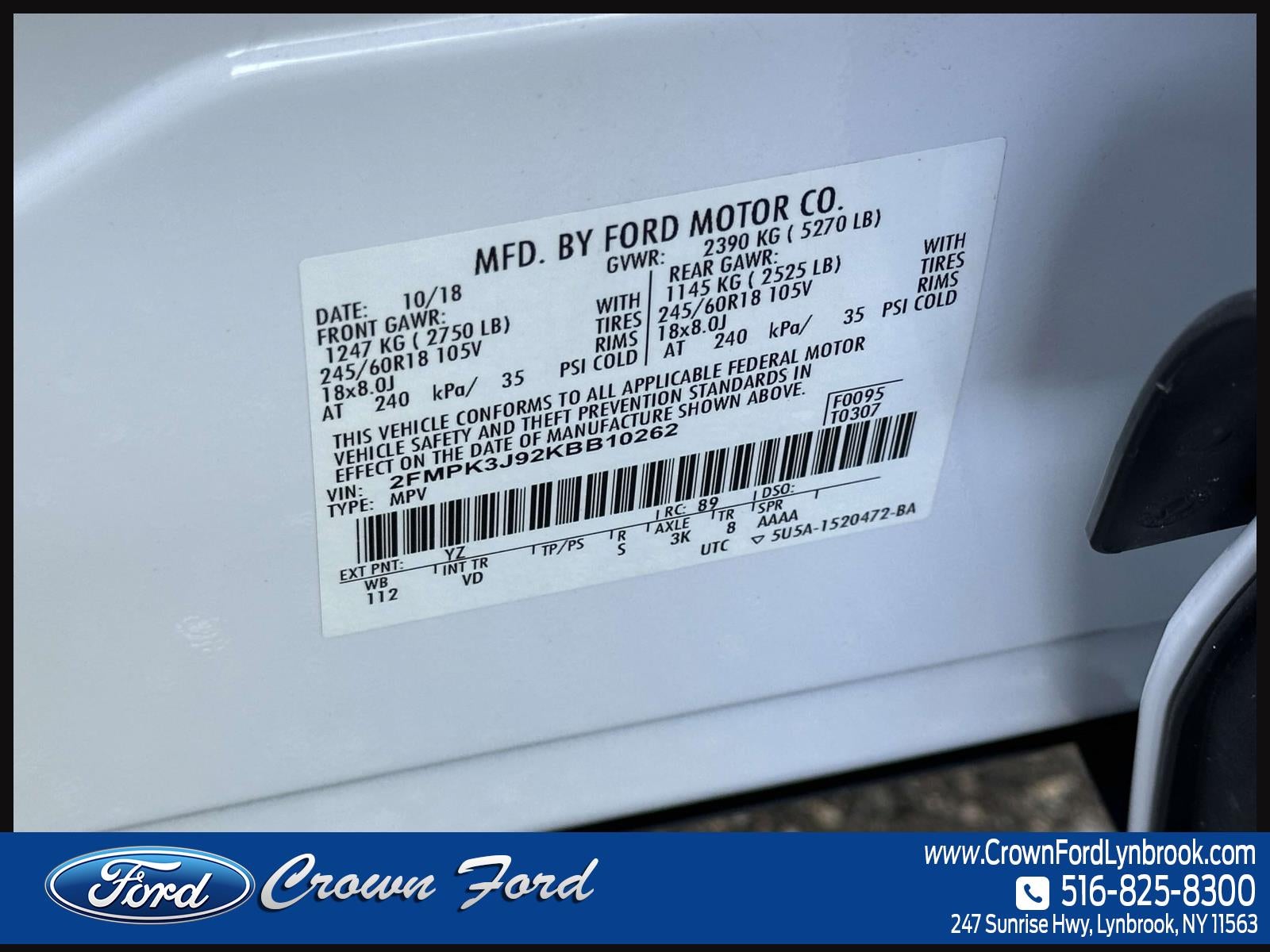 2019 Ford Edge SEL FWD
