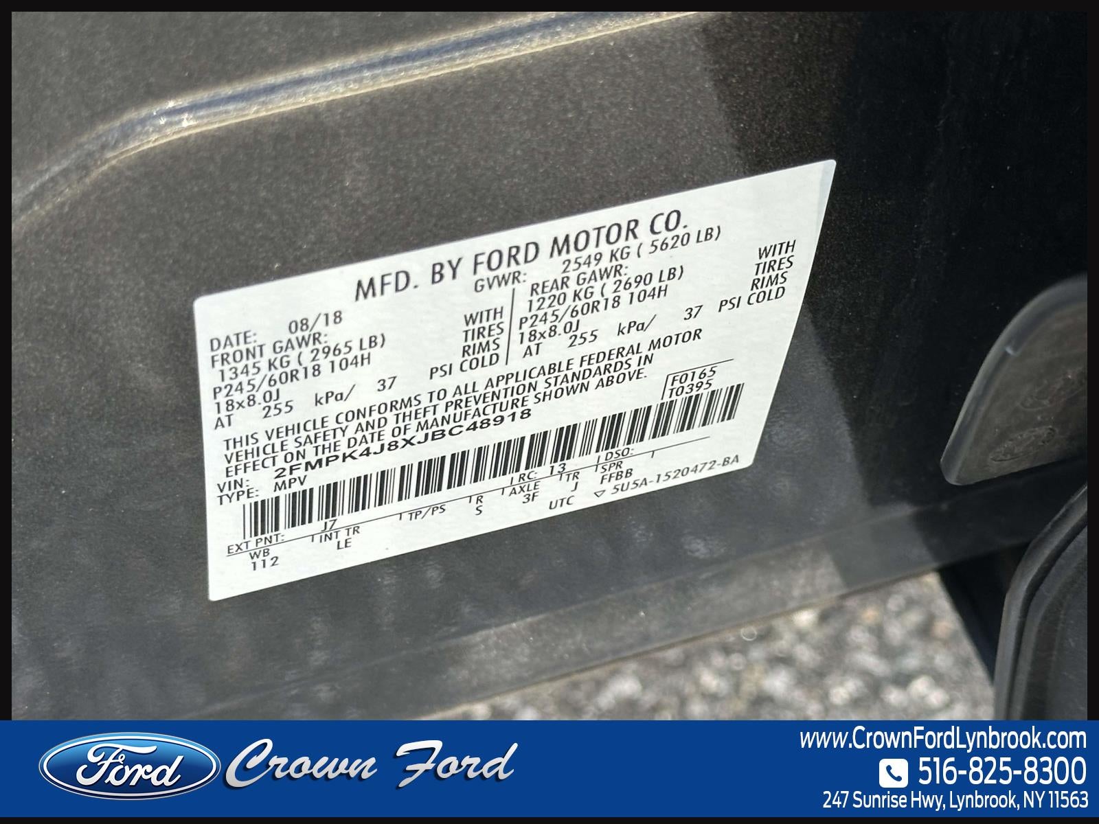 2018 Ford Edge SEL AWD
