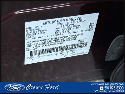 2018 Ford Edge SEL AWD