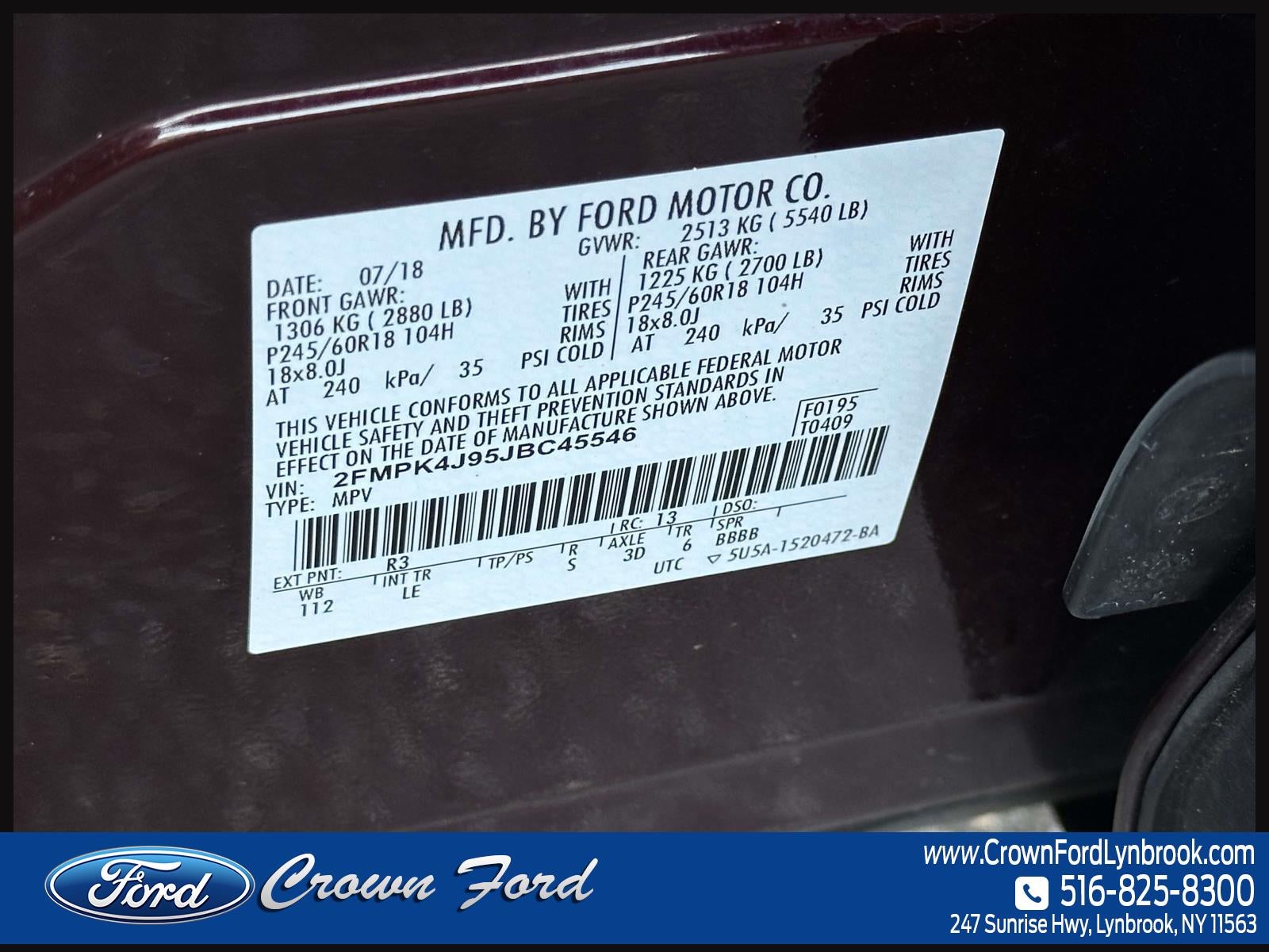 2018 Ford Edge SEL AWD