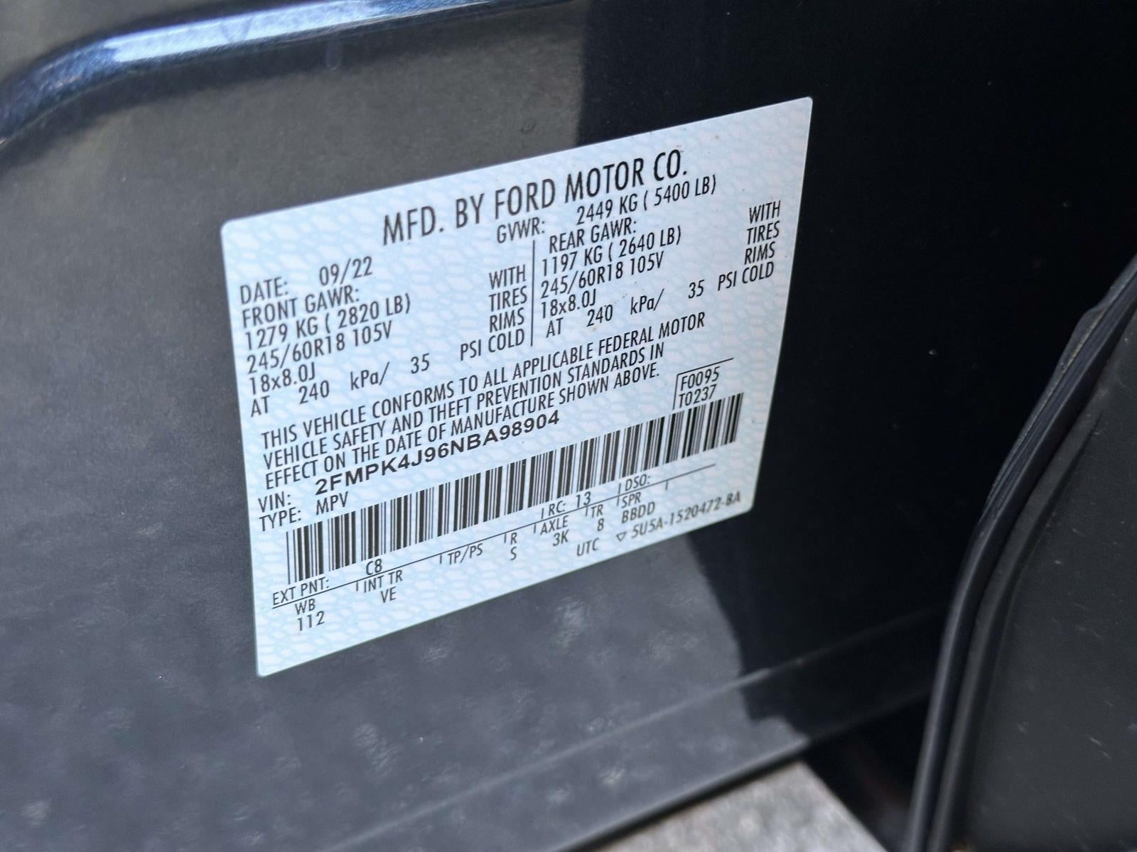 2022 Ford Edge SEL AWD