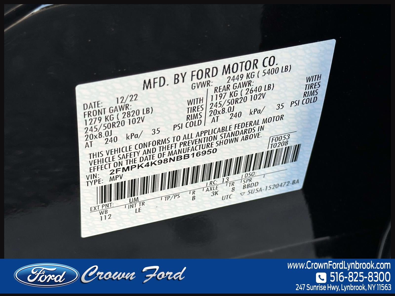 2022 Ford Edge Titanium AWD