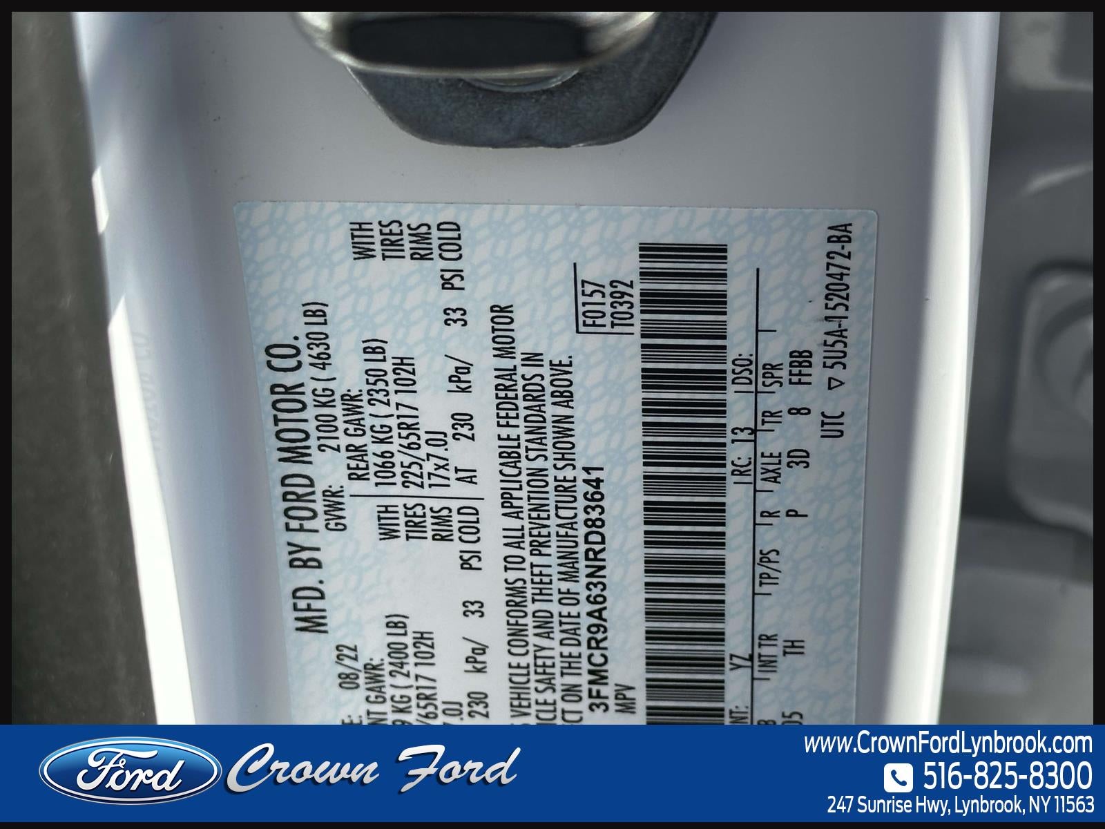 2022 Ford Bronco Sport Base 4x4
