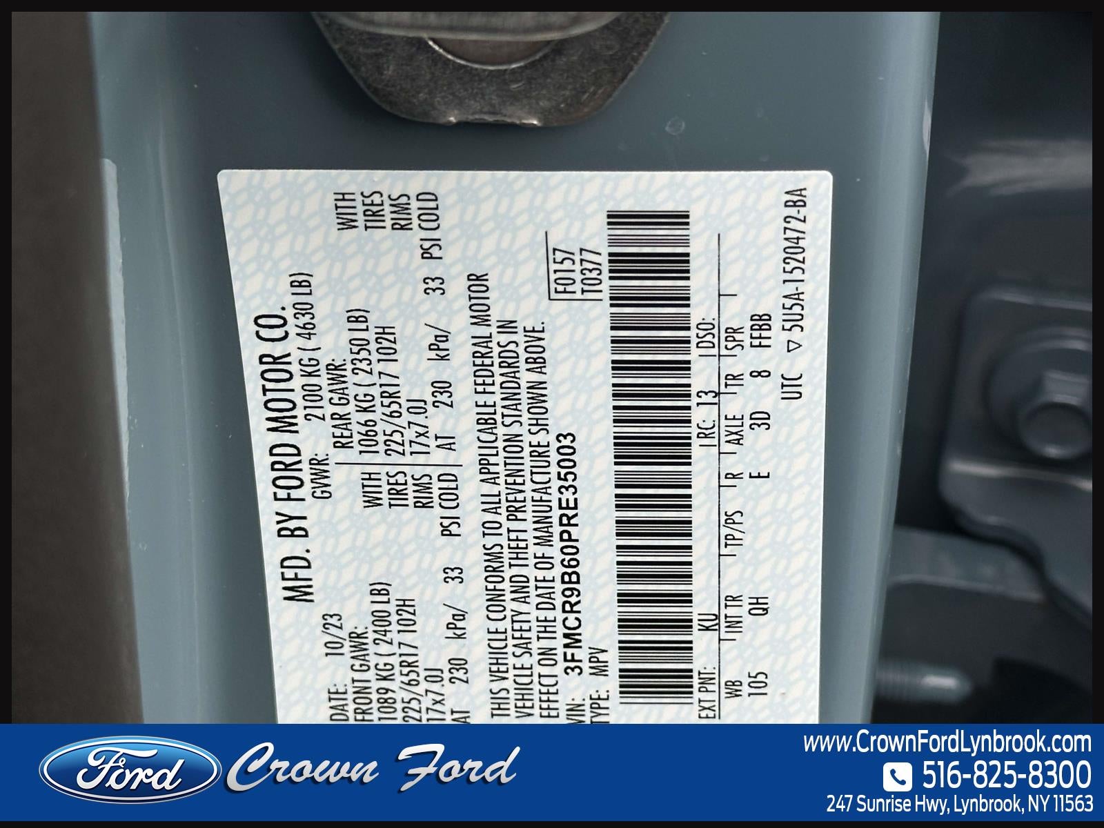 2023 Ford Bronco Sport Big Bend 4x4