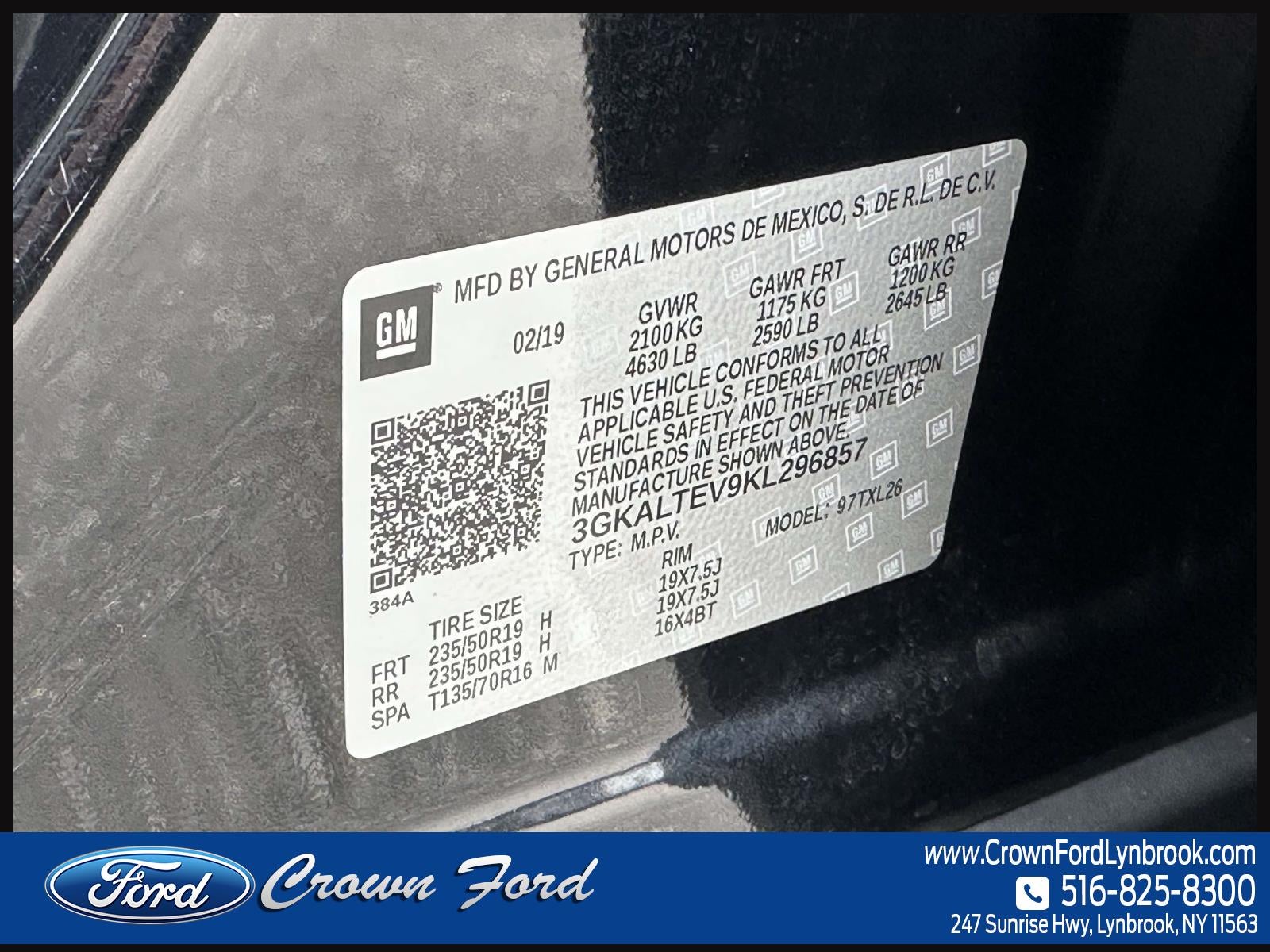 2019 GMC Terrain AWD 4dr SLE