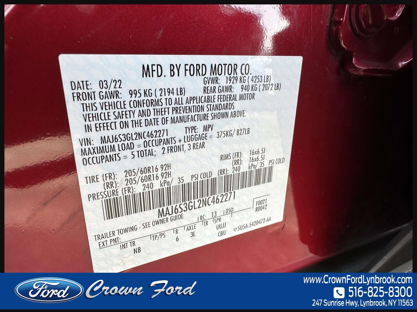 2022 Ford EcoSport SE 4WD