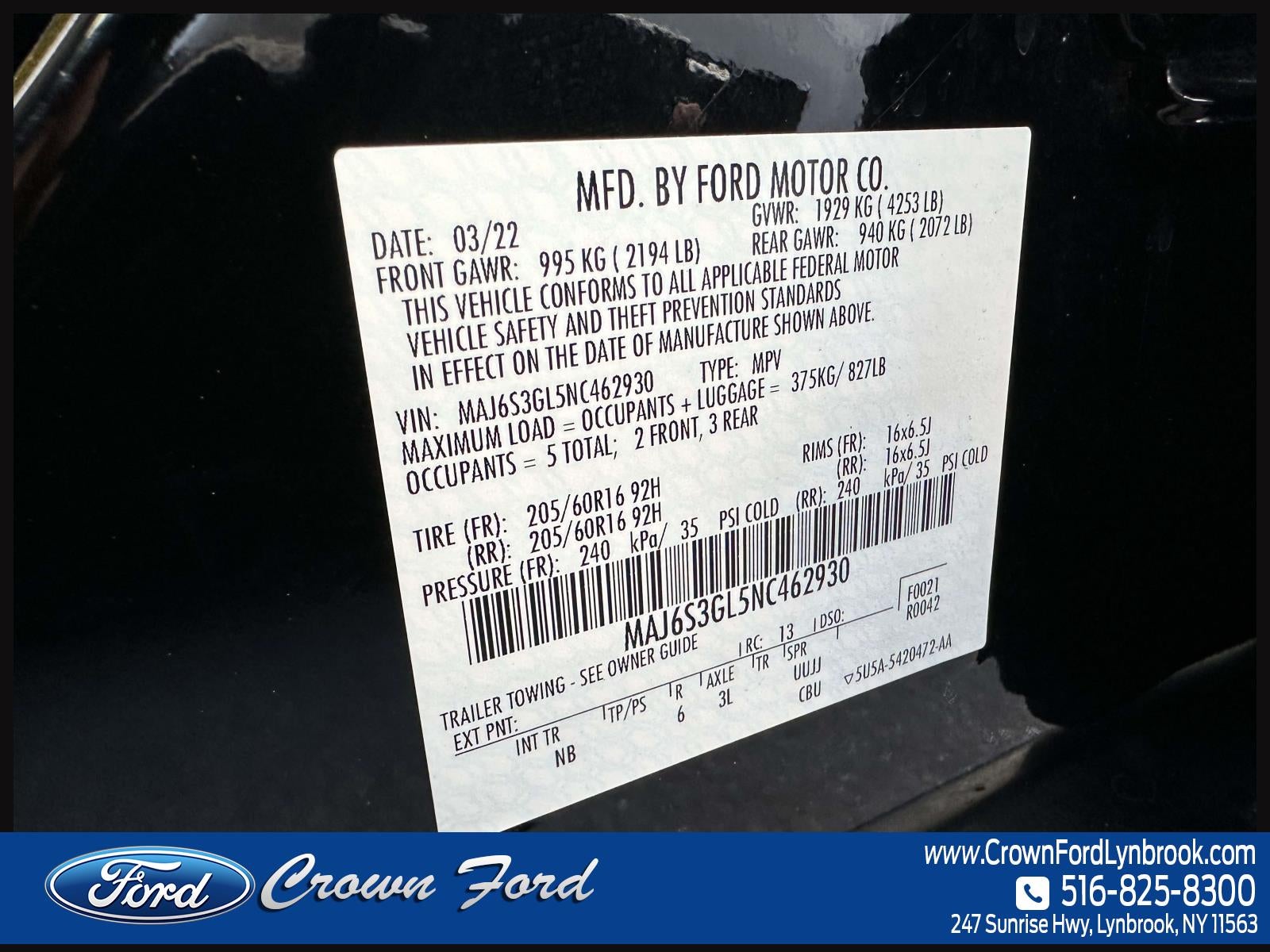 2022 Ford EcoSport SE 4WD