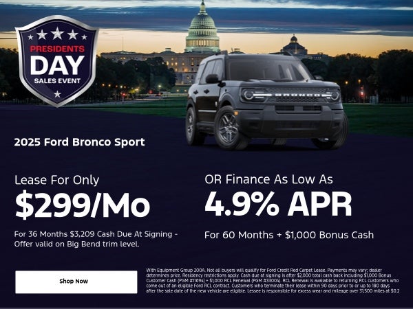 2025 Ford Bronco Sport 