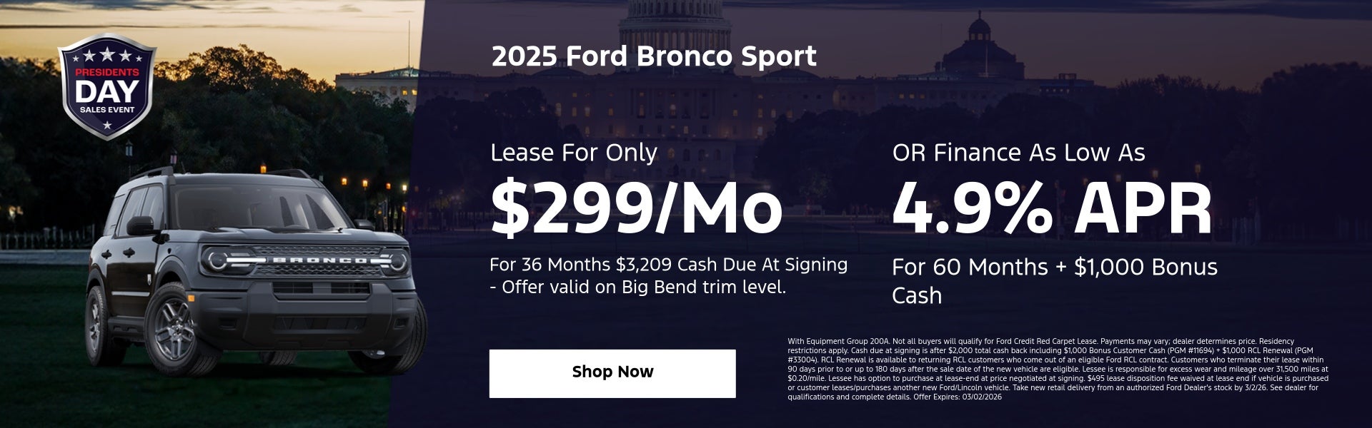 2025 Ford Bronco Sport 