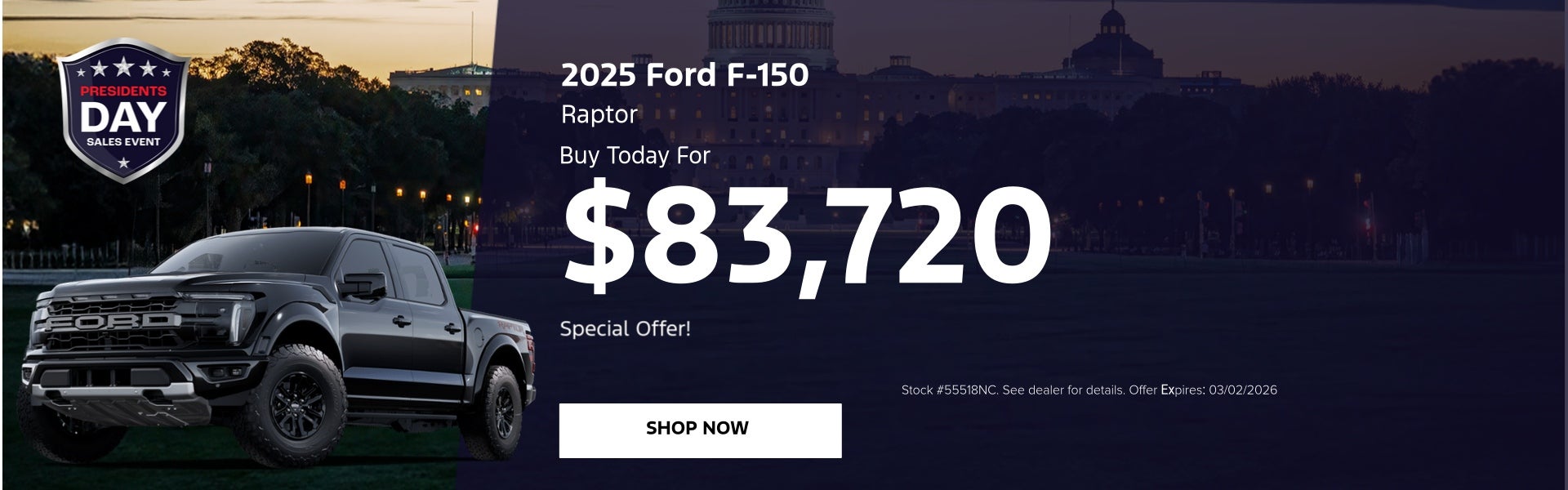 2025 Ford F-150 Raptor