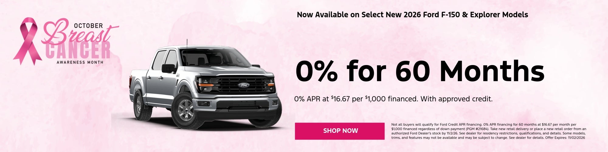 0 for 60 offer