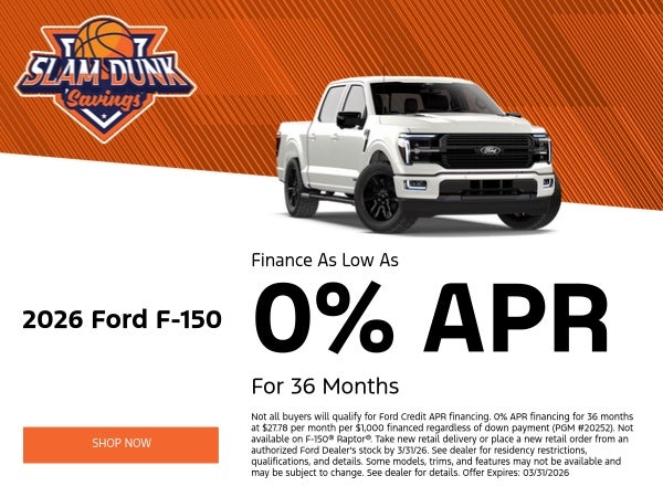2026 F150 0% APR