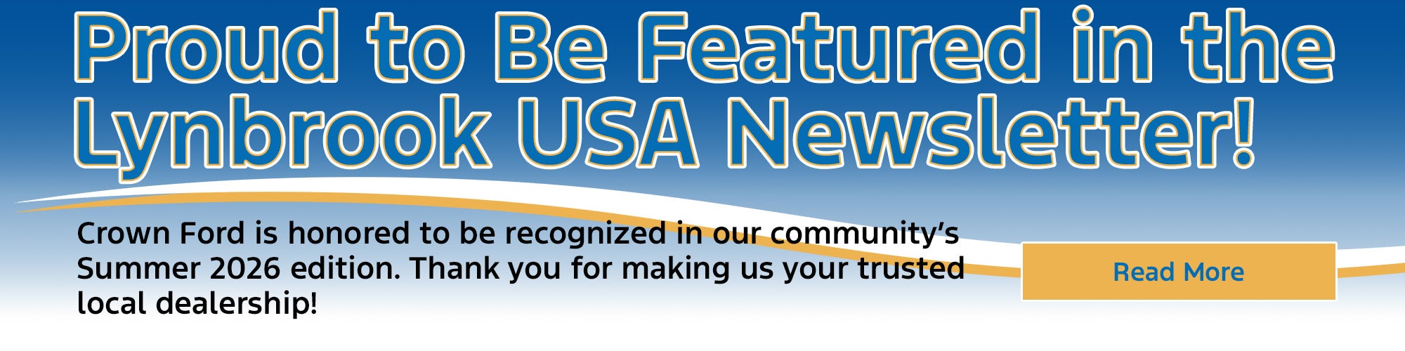 featured in Lynbrook USA Newsletter